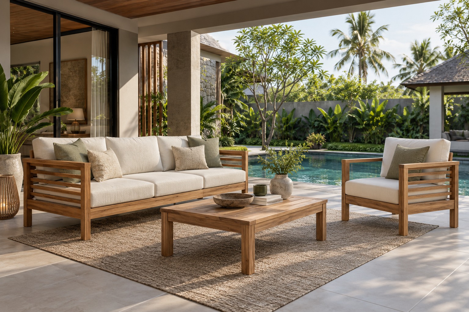 Teak Sofas — Indoor & Outdoor